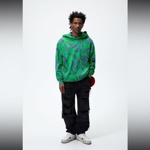 ZARA Abstract Print Sweatshirt